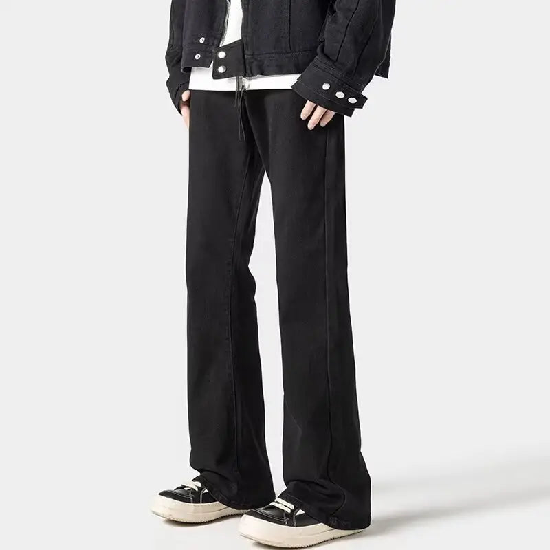 Men's Slim Fit Washed Jeans High Street Style