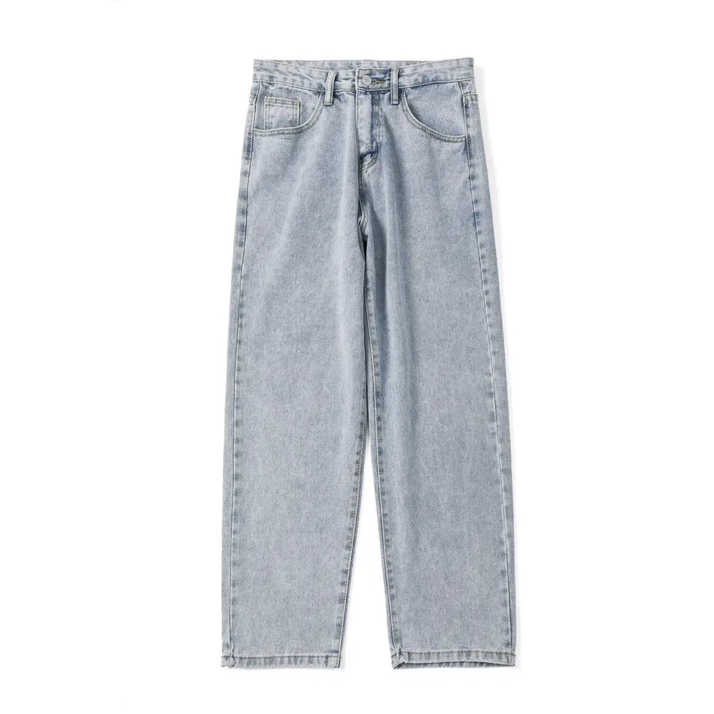 Xxbro Men's Wide Leg Retro Jeans All-Match Loose Fit