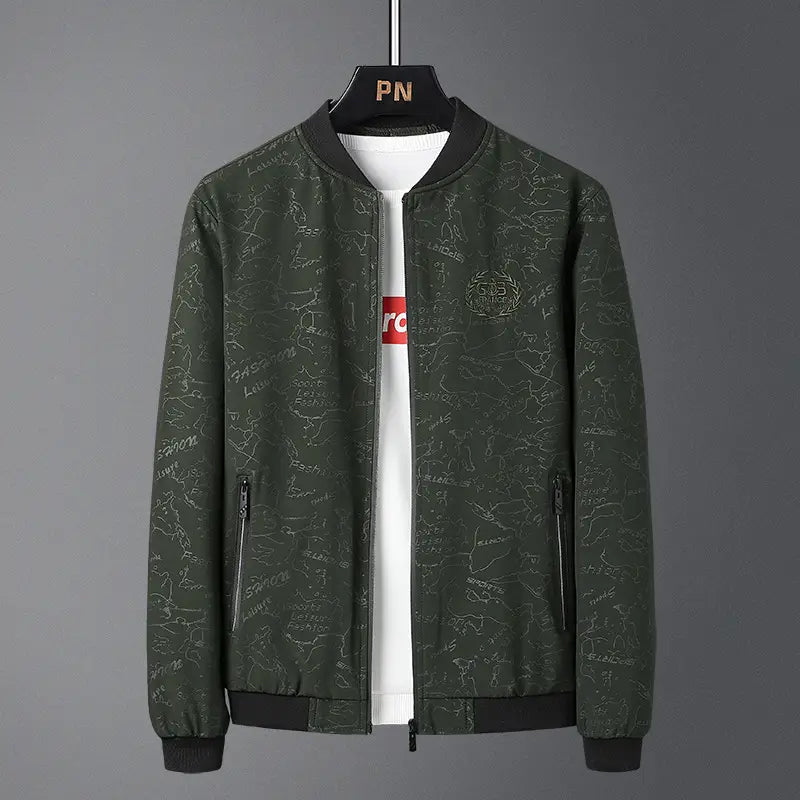 Men's Fleece Lined Jacket Black Fleece Plus Size