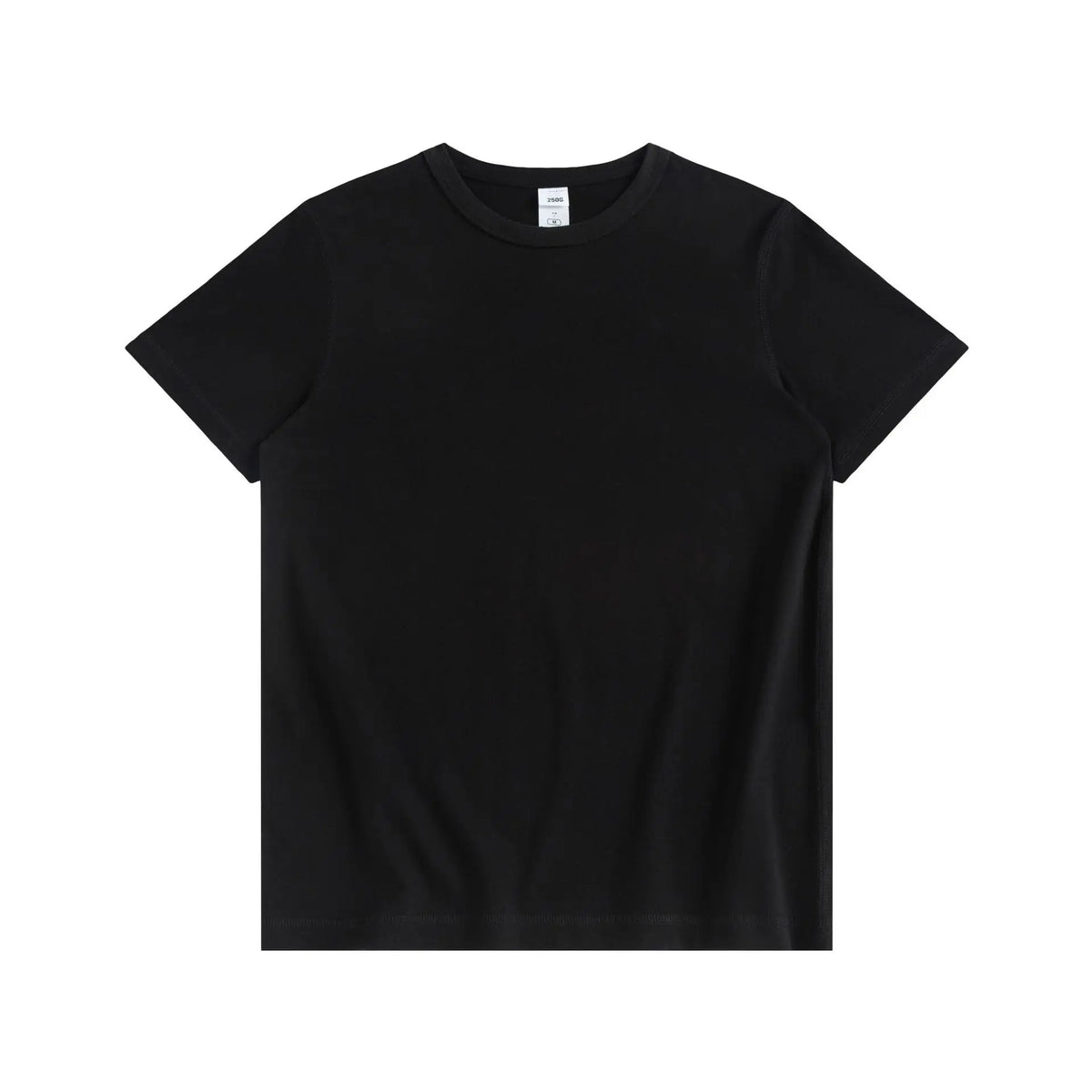 Pure Cotton Men's White Crew Neck T-Shirt 250g