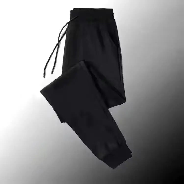 American Retro Men's Black Loose Trousers All-Matching