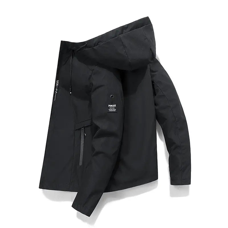 Dropshipping Jacket Men's Jacket 2024 Spring and Autum New Korean Style Casual Hooded Youth Men's Tops Trendy