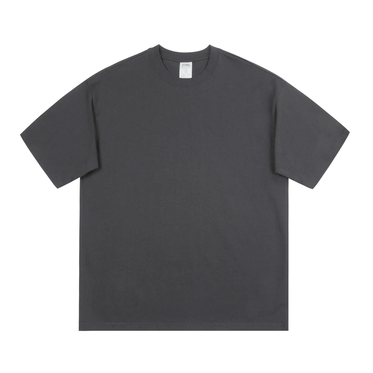 Men's Black Cotton T-Shirt Large Loose Breathable