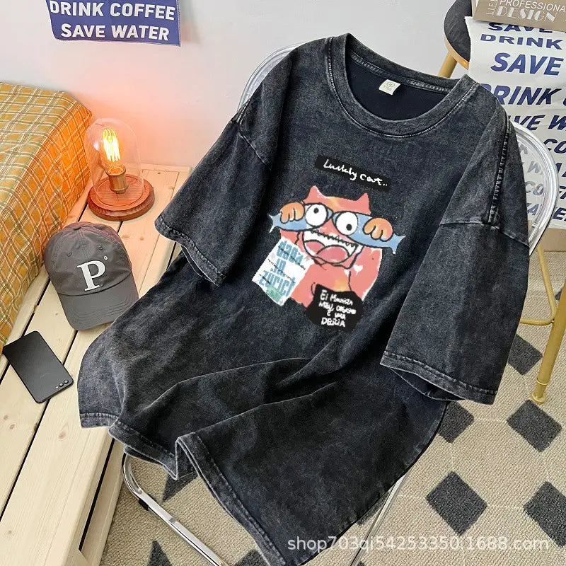 Men Bow & Arrows Washable T-Shirt Black