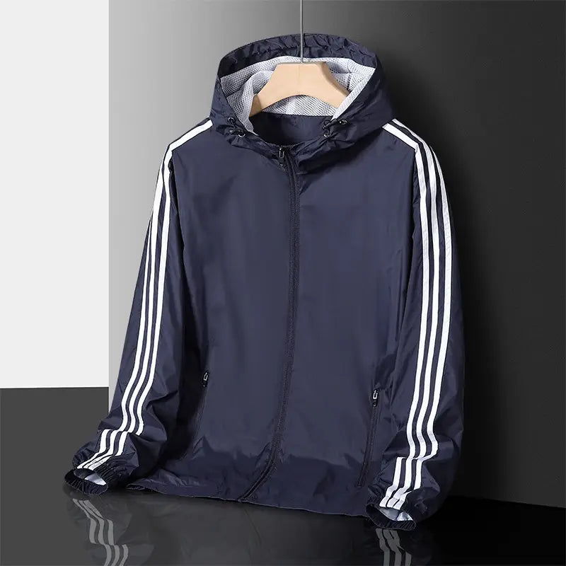 2024 New Spring Men's Sports Windbreaker Jacket Youth Casual Fashion Windproof Fabric Couple Jacket 2032