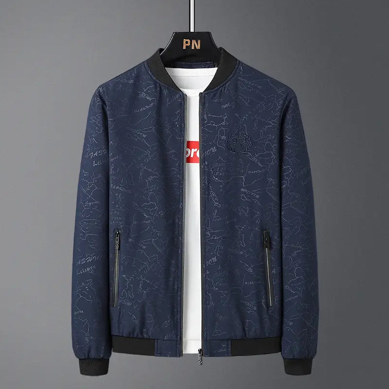 Men's Fleece Lined Jacket Black Fleece Plus Size