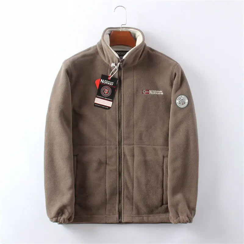 Norwegian Orders! Outdoor Velvet Thickeneded Double-Sided Polar Fleece Jacket Winter Windproof and Coldproof Warm Style