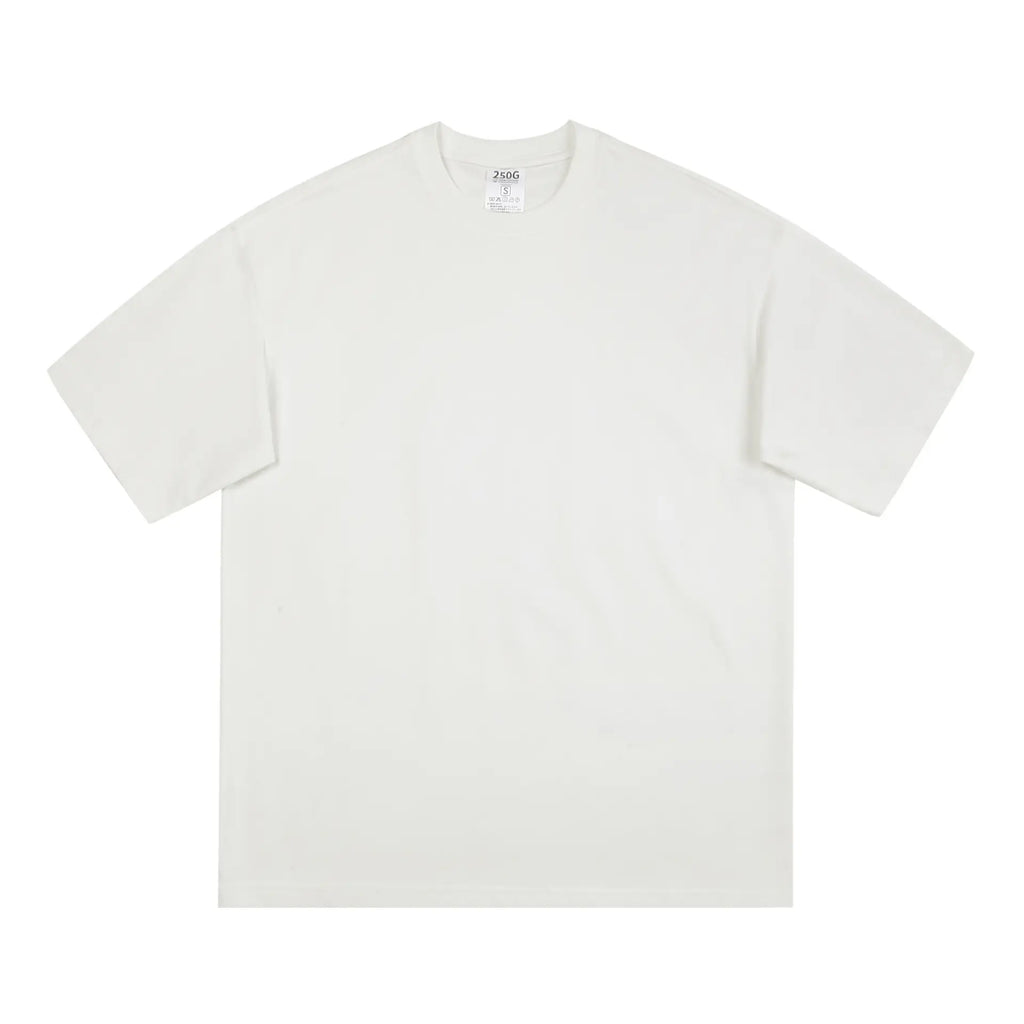 Men's Black Cotton T-Shirt Large Loose Breathable
