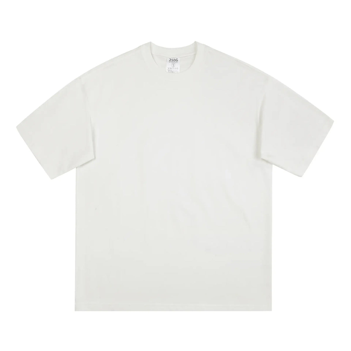 Men's Black Cotton T-Shirt Large Loose Breathable