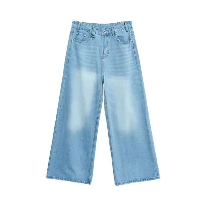 American Style Washed Denim Shorts Men