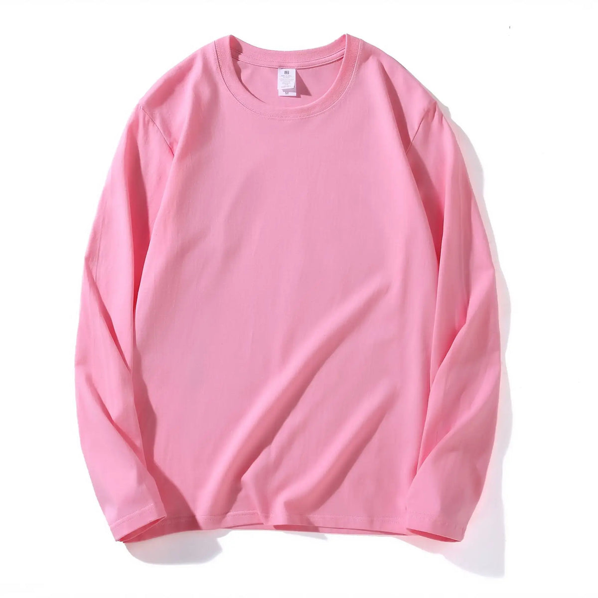 Men Black Cotton Long Sleeve T-Shirt Loose Fit