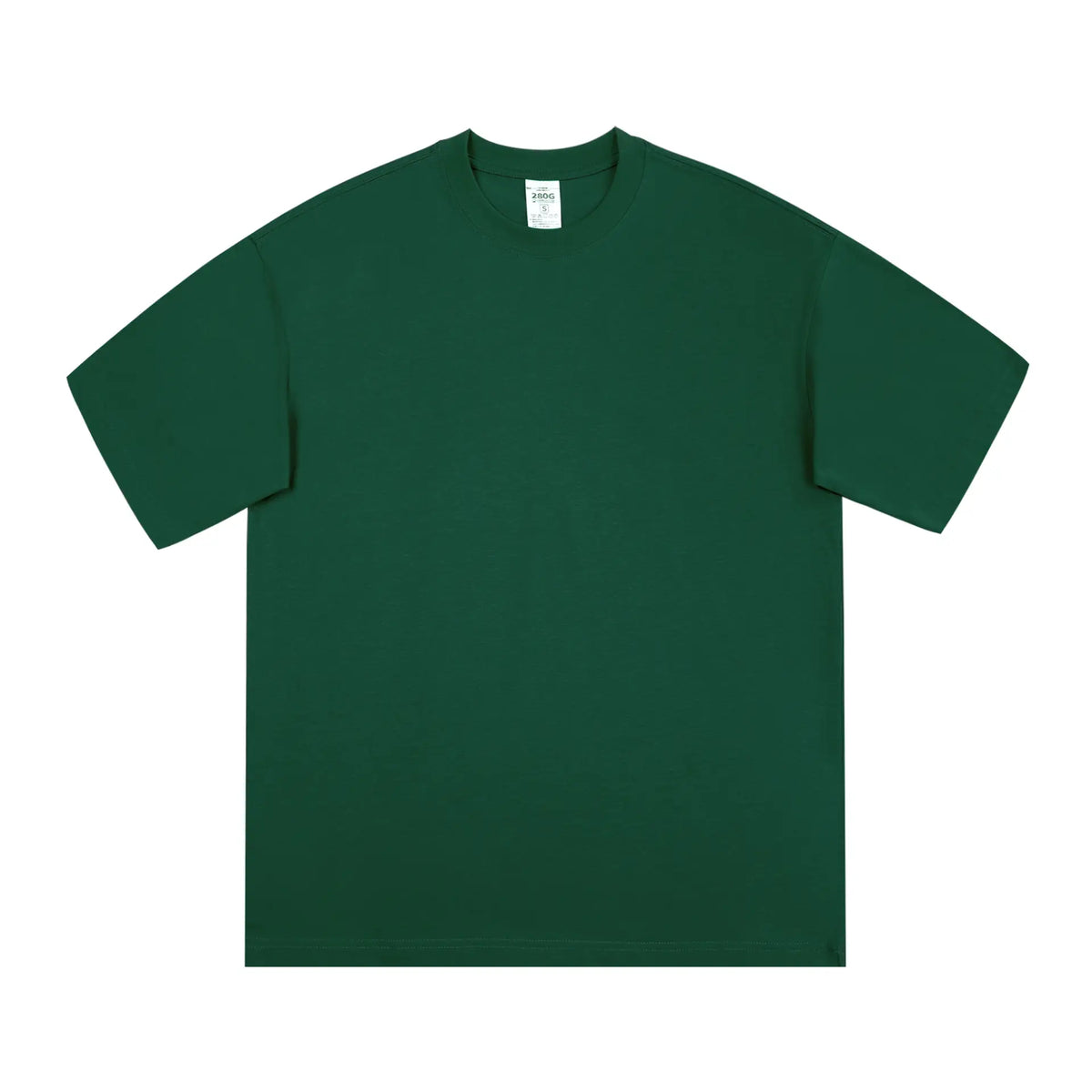 Men's Black Cotton T-Shirt Large Loose Breathable