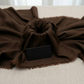 Men's Brown Wash N Wear Plain Suit Summer
