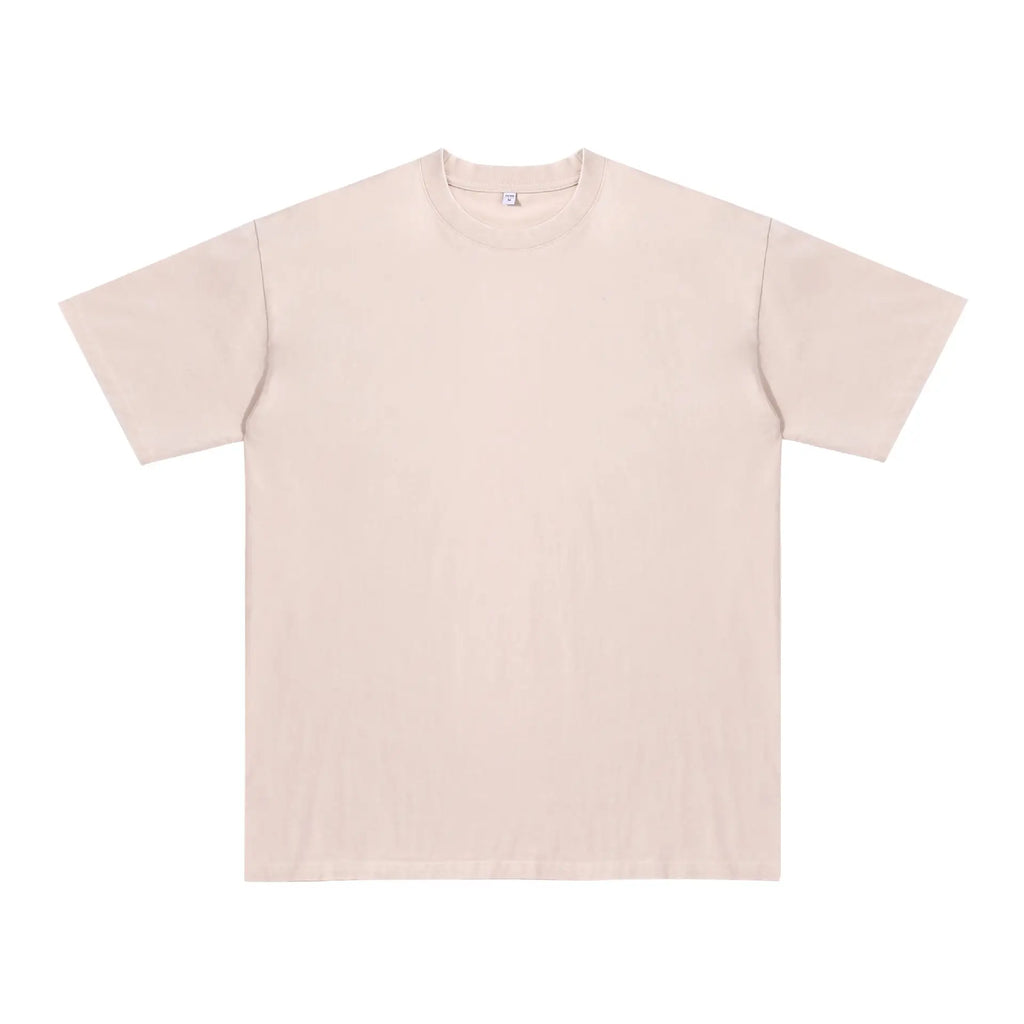 Heavy Duty Pure Cotton Men's T-Shirt Black Short Sleeve