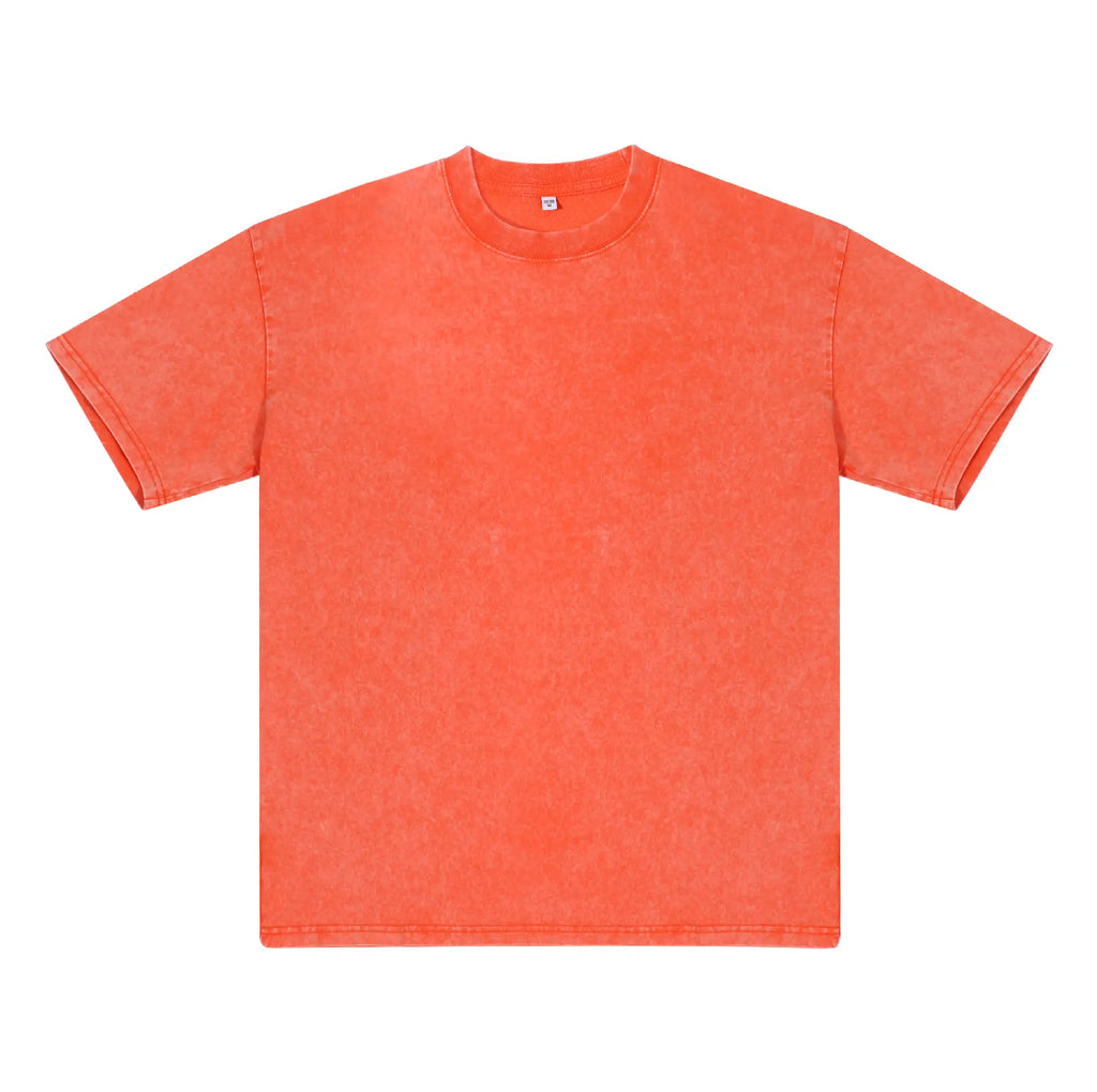 Heavy Duty Pure Cotton Men's T-Shirt Black Short Sleeve
